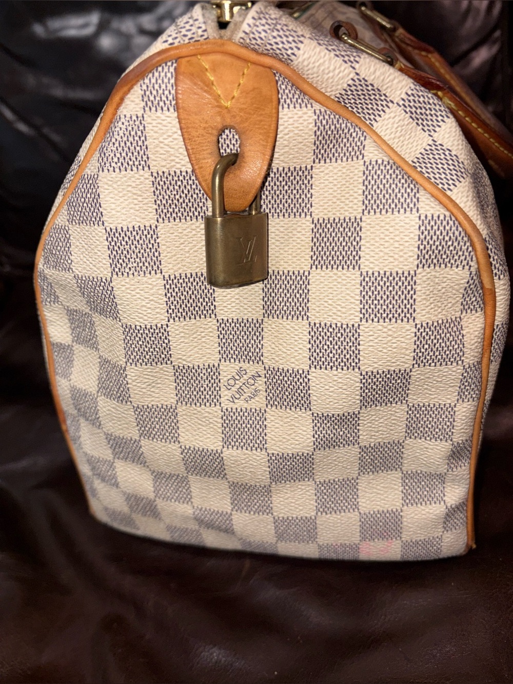 Authentic Louis Vuitton Damier Azur Speedy 30 - Vintage 2007 - Picture 5 of 8